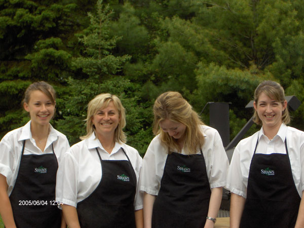 Shaws Catering team