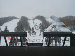 Shaws BBQ at base of the ski hill