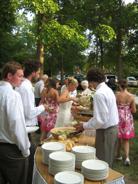 wedding buffet