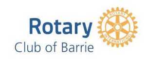 Logo for Rotary Club of Barrie
