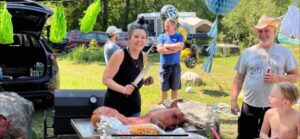 Olivia Rolfe DIY Pig Roast July 2022