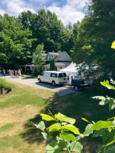 Valleycroft provides a beautiful setting for a wedding celebration