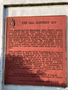 A second plaque commemorating the life of famous Canadian Stephen Leacock