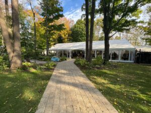 The northbrook farm reception tent