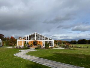 The Wedding Venue, beautifully landscaped with long views and lots of space to enjoy