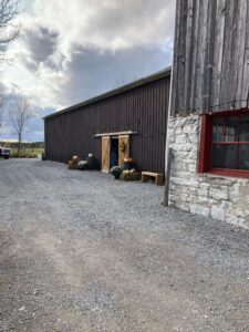 The original barn was built in 1901 and the
