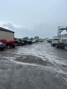 Rain means a GREAT turn out from customers that normally work outside