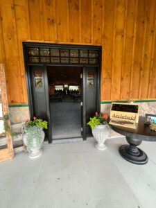 The welcoming entrance to the reception area
